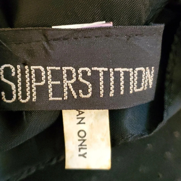 Vintage Superstition Womens Sparkly Sequin Top with a Drape Neck and Tie Bottom - Picture 6 of 12